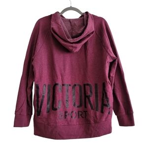 Victoria Sports Maroon Full Zip Hoodie Jacket